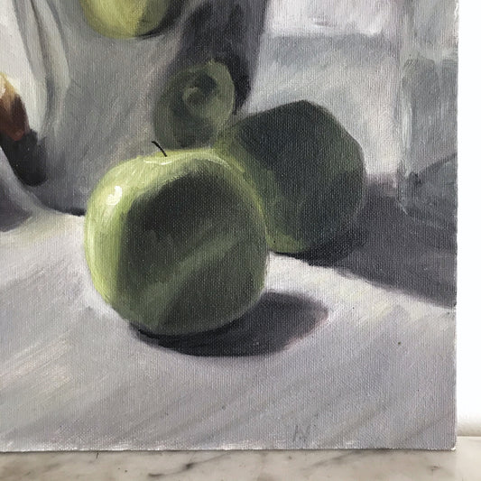 Original Still-life Painting of Apples (12 x 16)