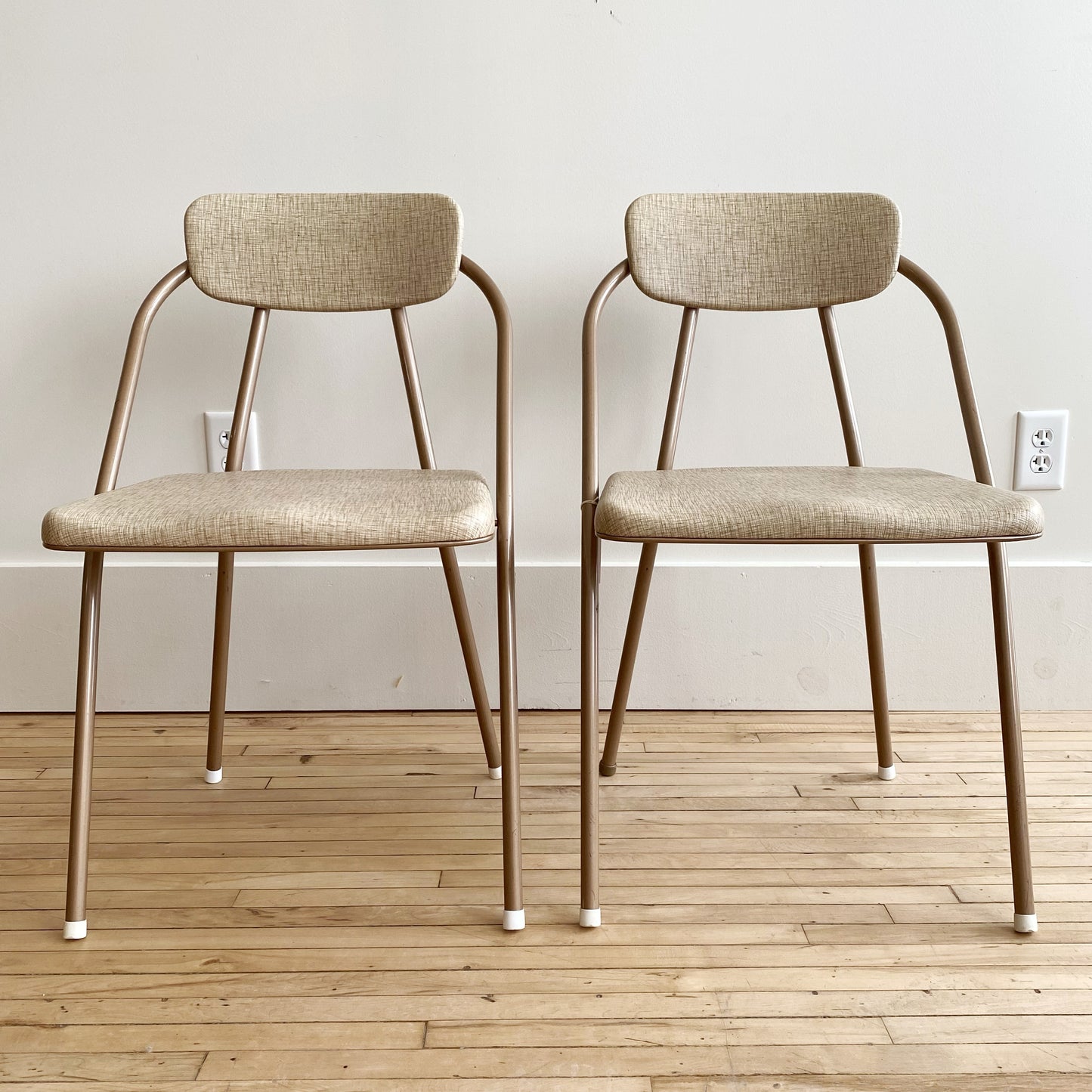 Pair of Vintage Mid-century Folding Chairs