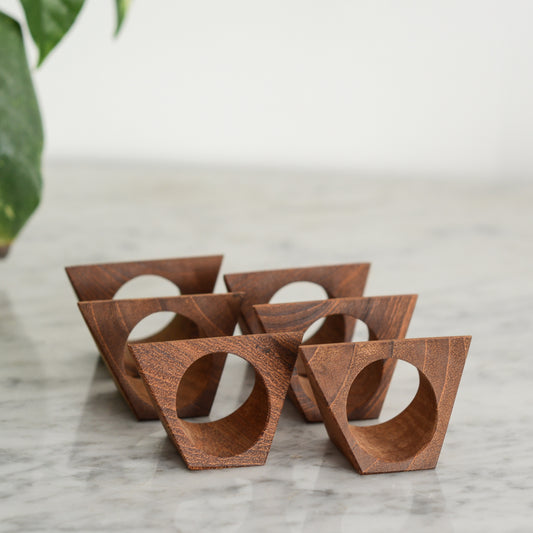 Set of Vintage Danish Modern Napkin Rings