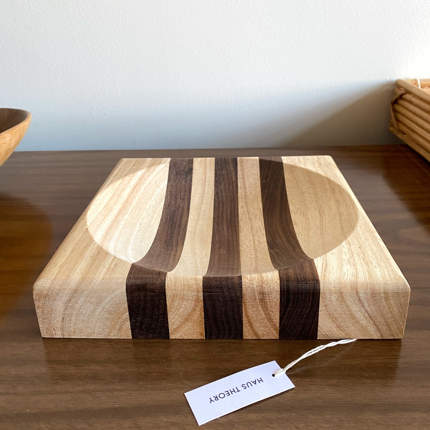 Handcrafted Wood Block Catchall