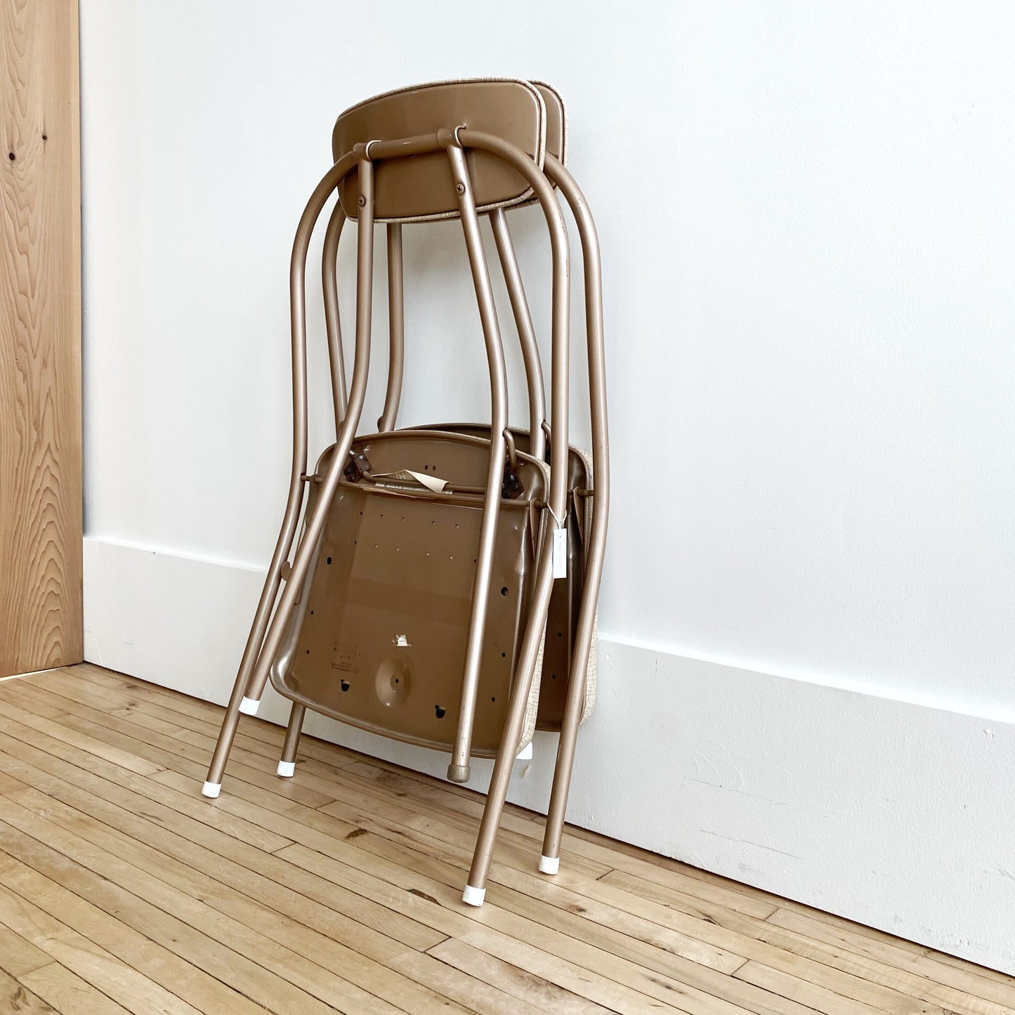 Pair of Vintage Mid-century Folding Chairs