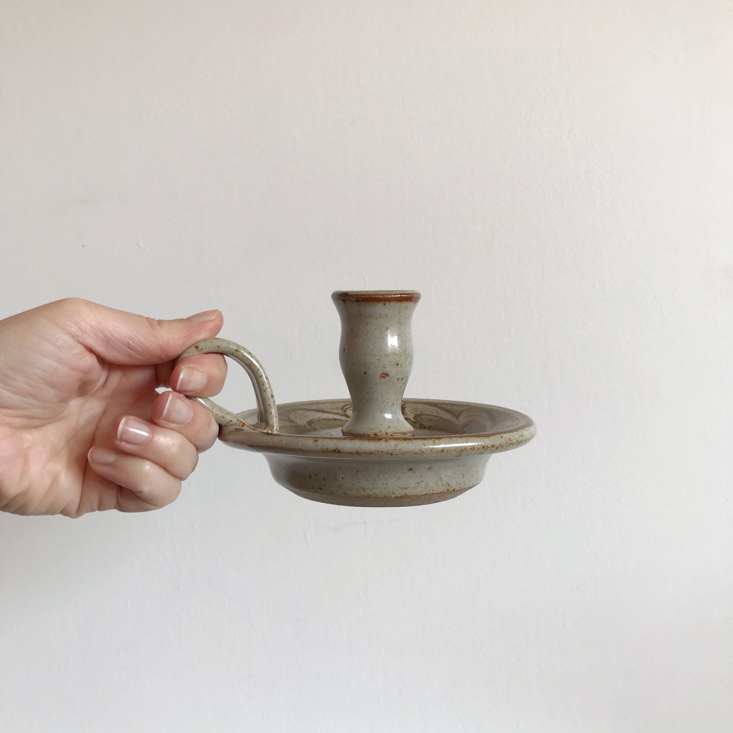 Simple Handcrafted Pottery Candle Holder