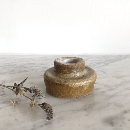 Short Vintage Studio Pottery Vase