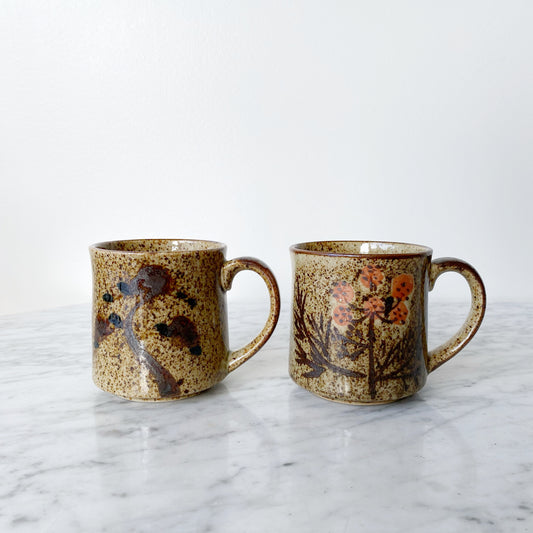 Vintage 70’s Floral Ceramic Mug