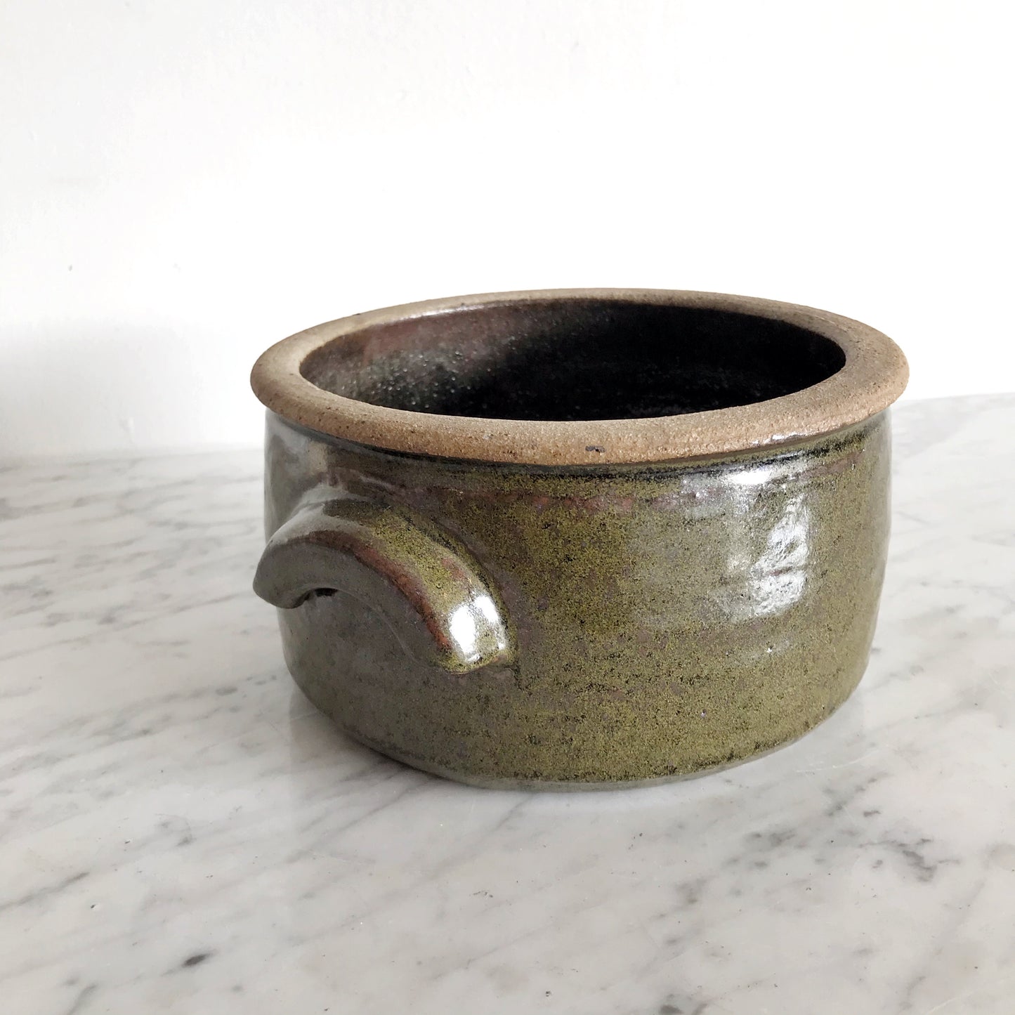 Heavy Vintage Pottery Crock / Planter