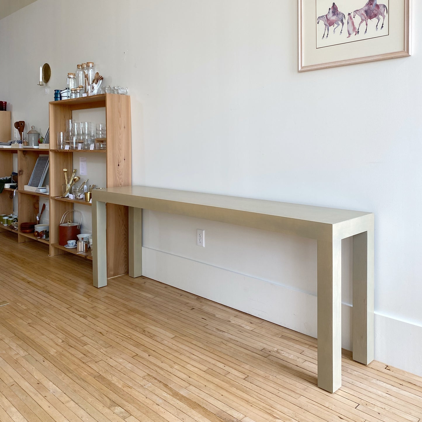 Extra Long Parsons Console Table / Sofa Table, 80"