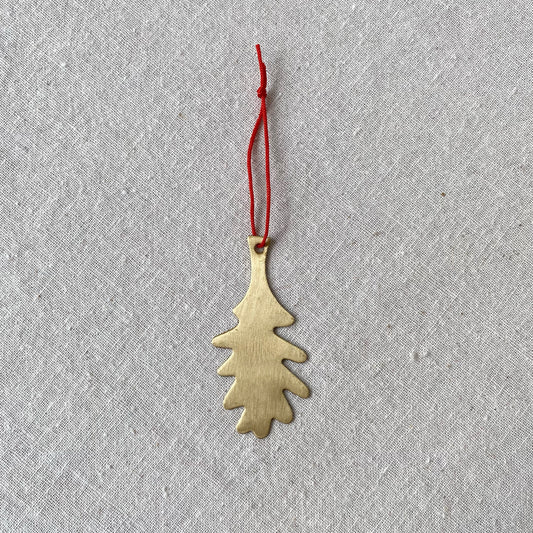 Brass Leaf Ornament