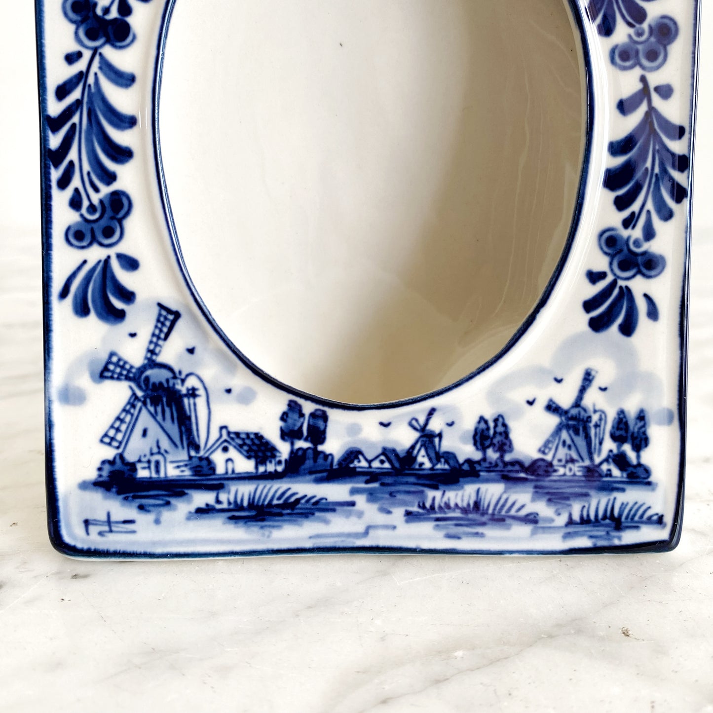 Vintage Porcelain Picture Frame