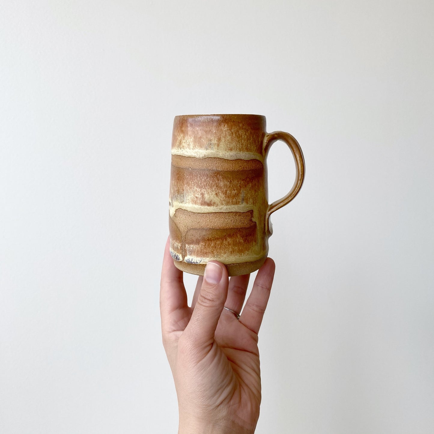 Handcrafted Pottery Mug, Desert Sand