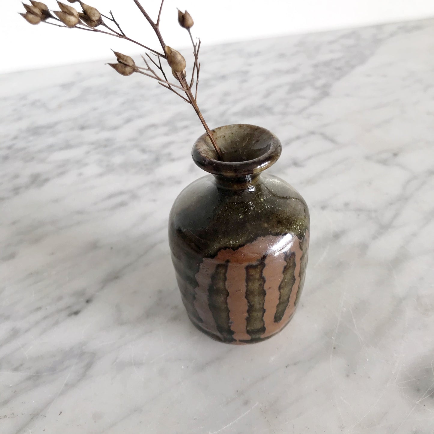 Tiny Pottery Vase, 3”