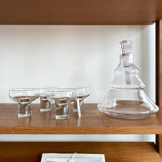Set of 4 Vintage Mod Glasses