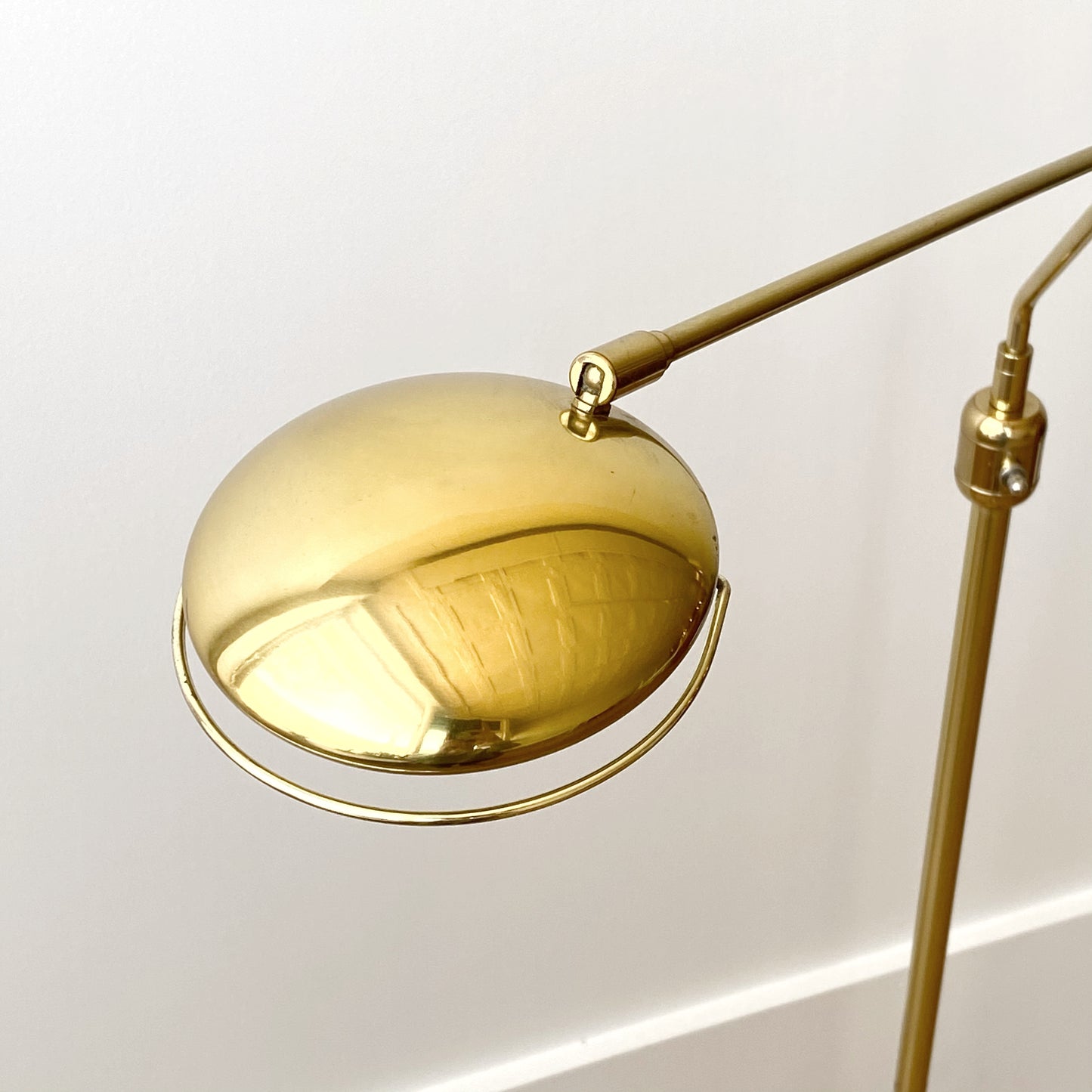 Vintage Gold Articulating Floor Lamp