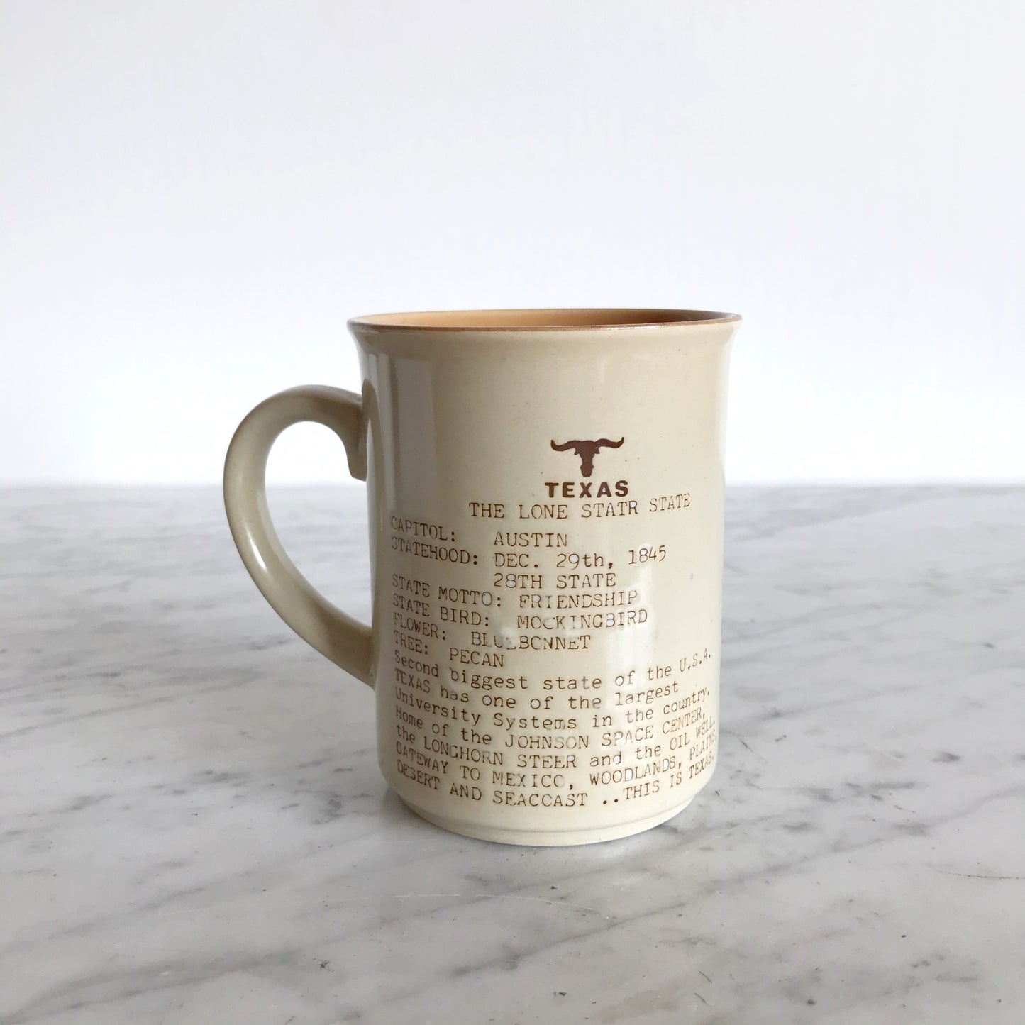 Vintage Texas Souvenir Mug