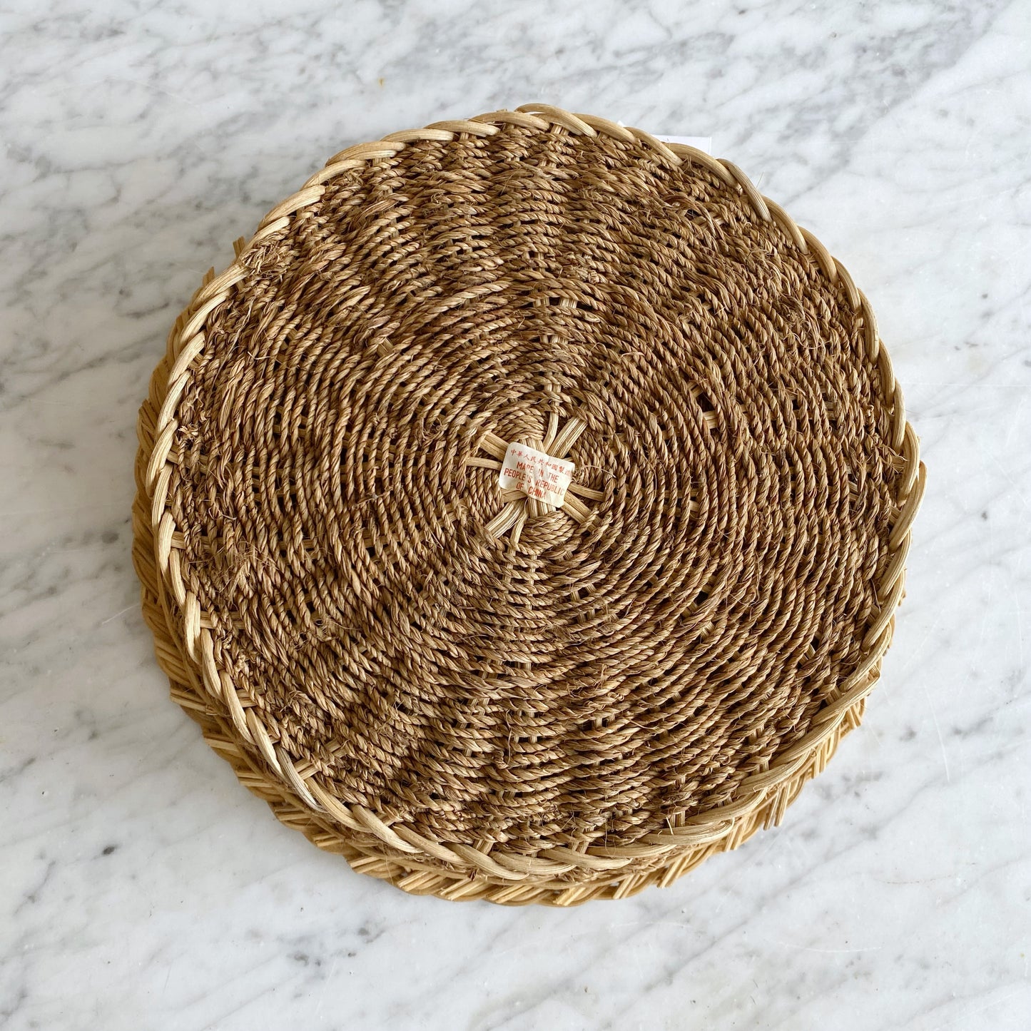 Vintage Woven Rope Basket