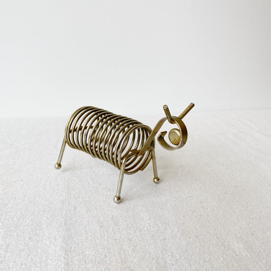 Mid Century Spiral Animal Letter Sorter
