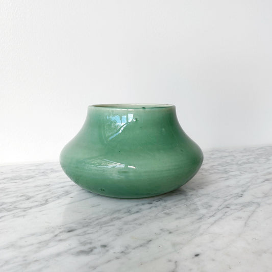 Vintage Mint Green Ceramic Planter, Red Wing Pottery