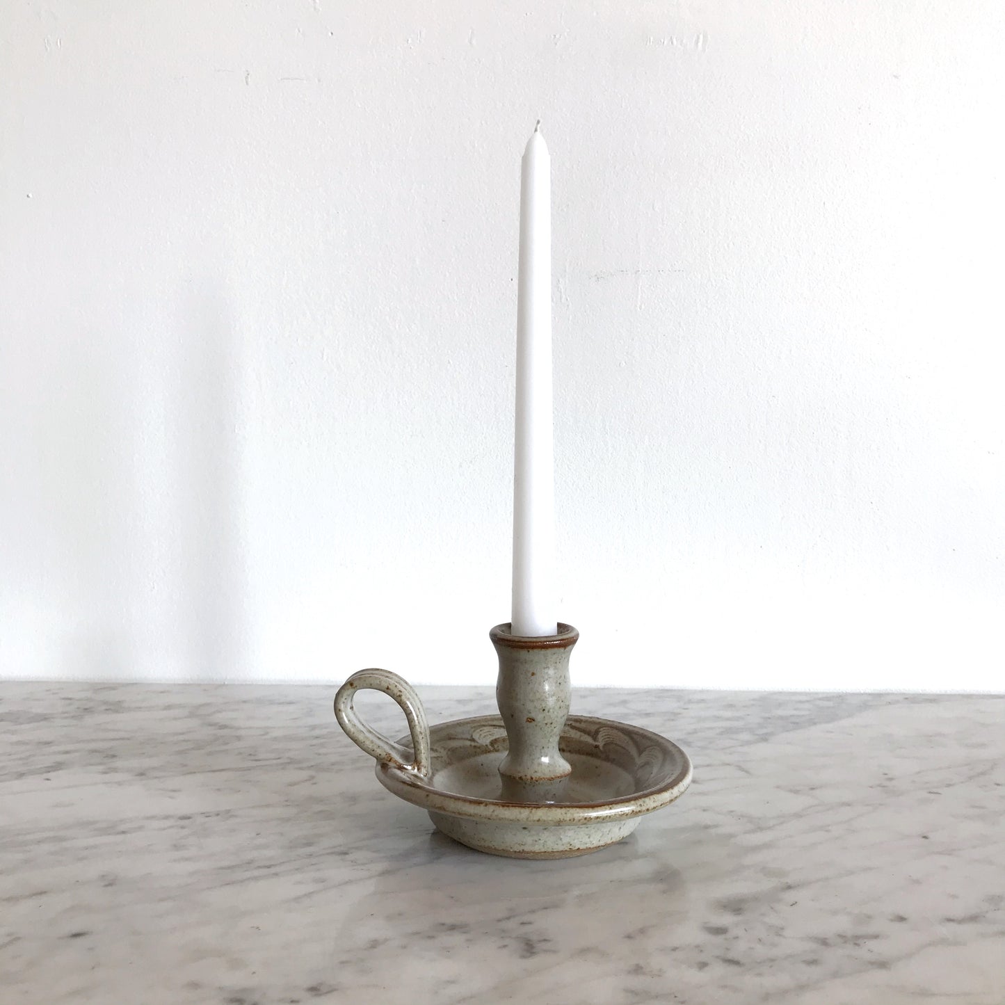 Simple Handcrafted Pottery Candle Holder