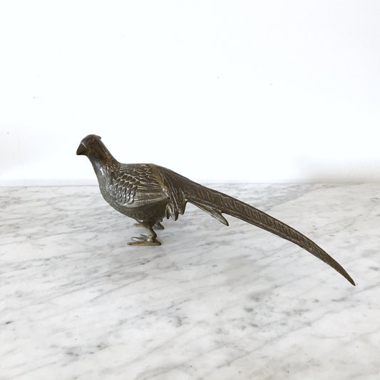 Large Vintage Pheasant Sculpture