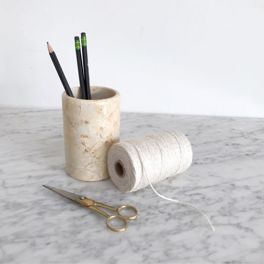 Marble Pencil Cup / Organizer