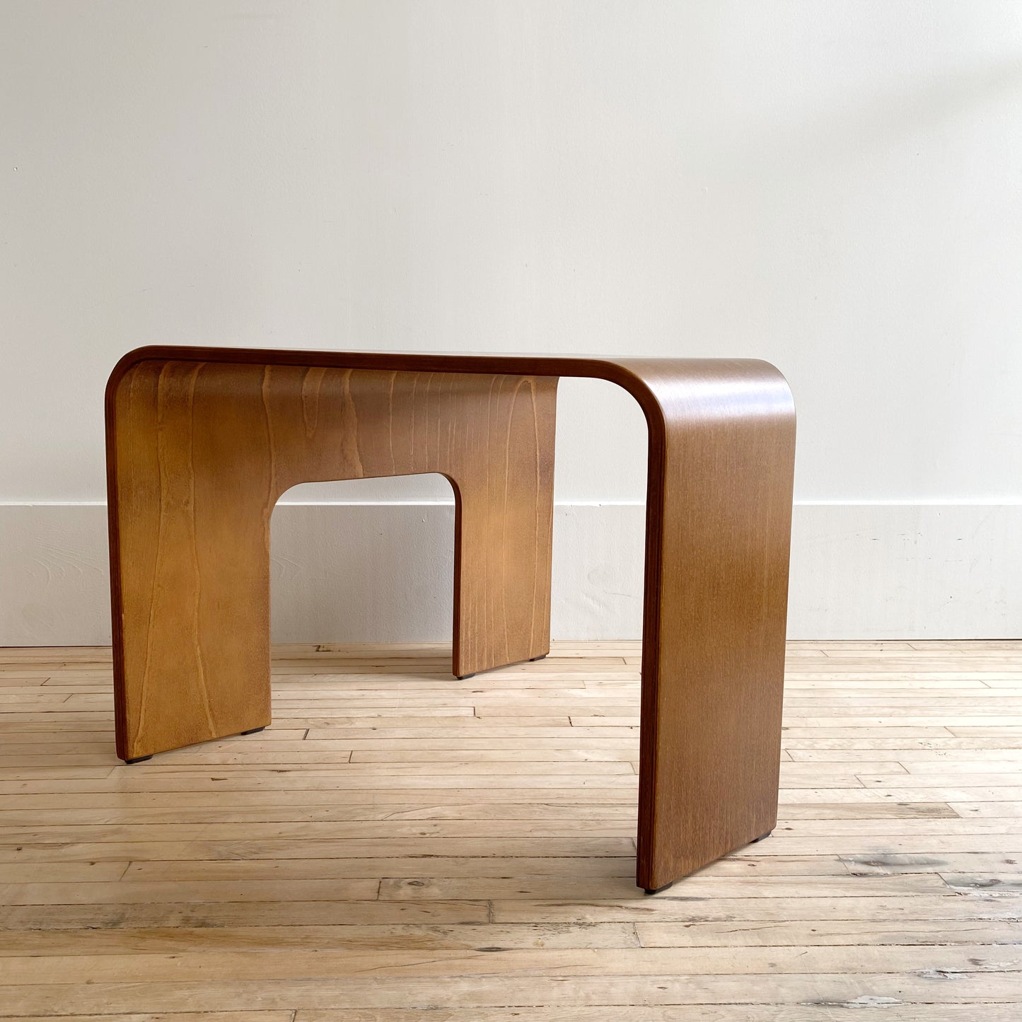 Ekornes Postmodern Triangular Bentwood Table