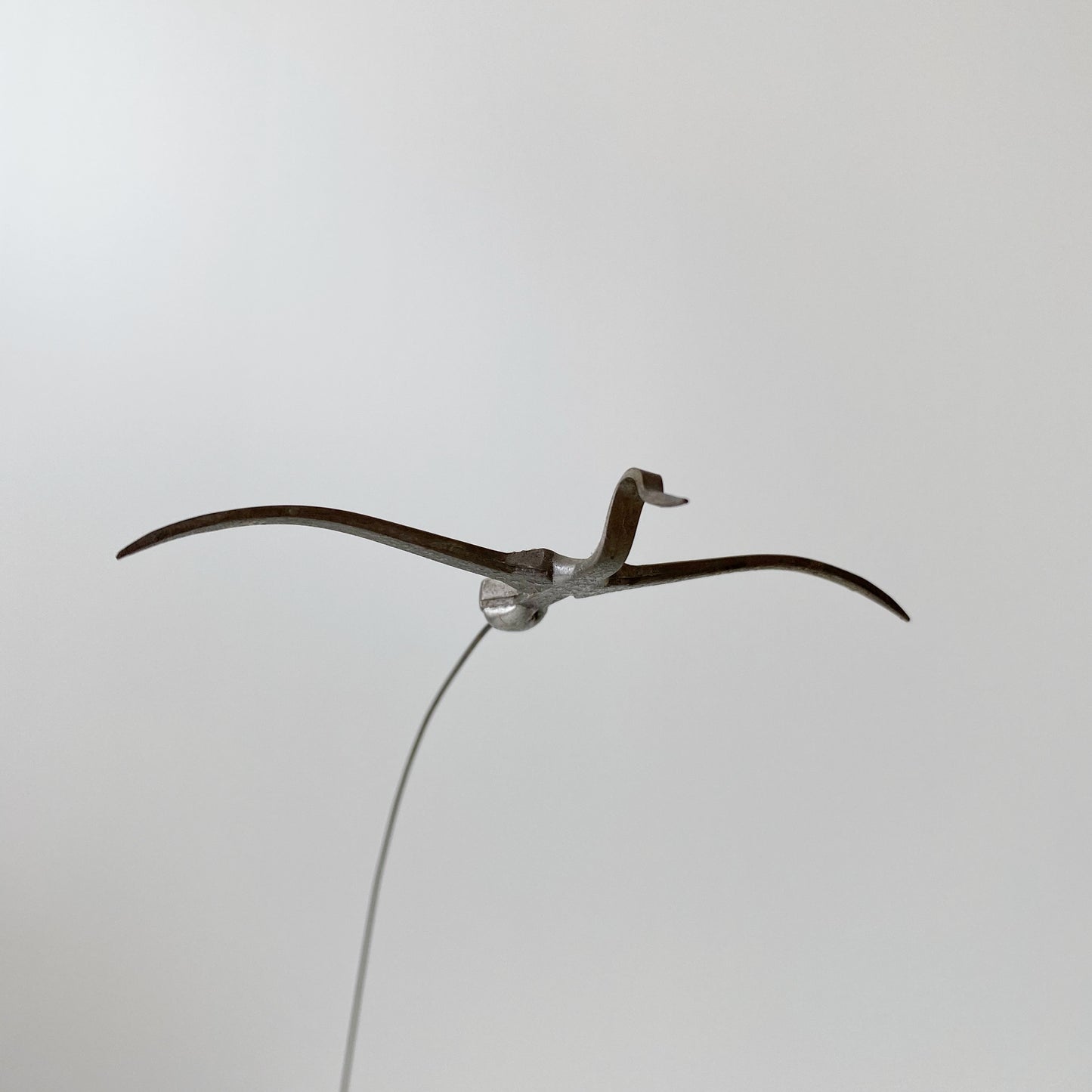 Vintage Bird on Wire Sculpture