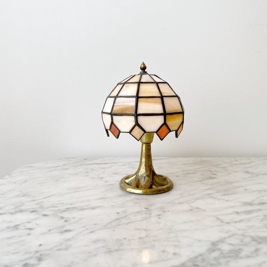 Small Stained Glass Nightlight Lamp