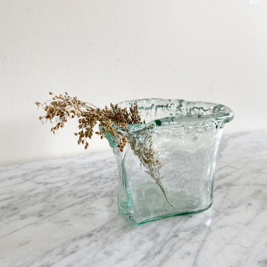 Vintage Recycled Glass Vessel