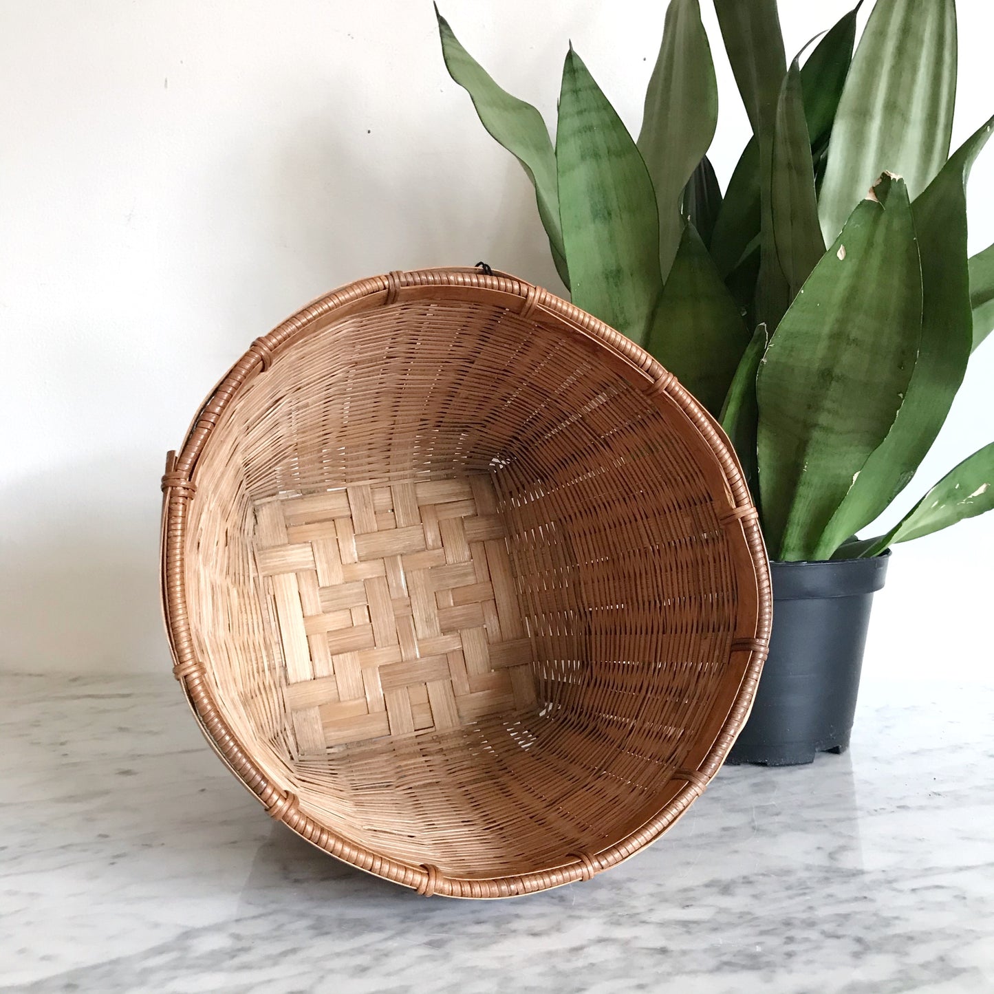 Small Vintage Wicker Basket