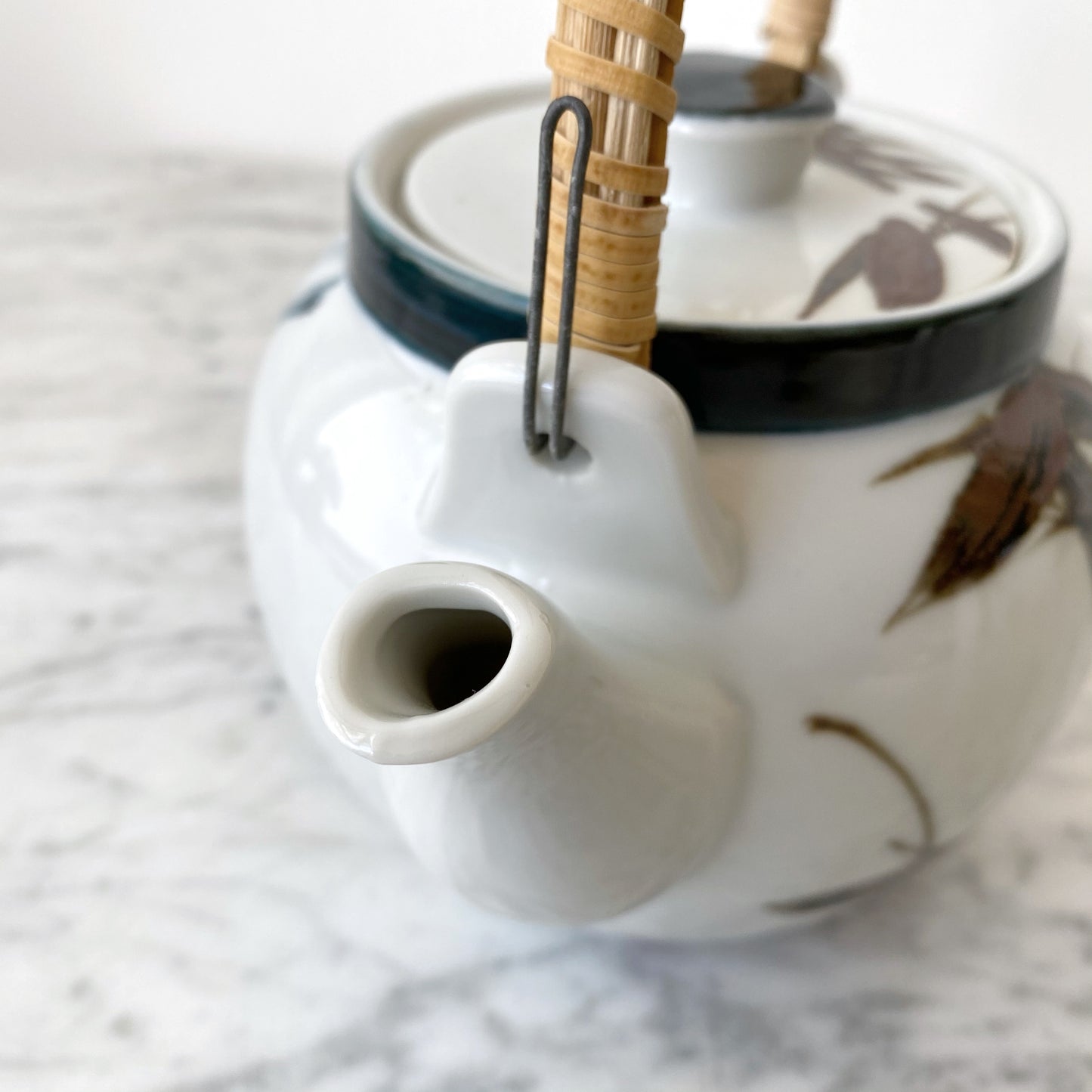 Vintage Hand-painted Porcelain Teapot