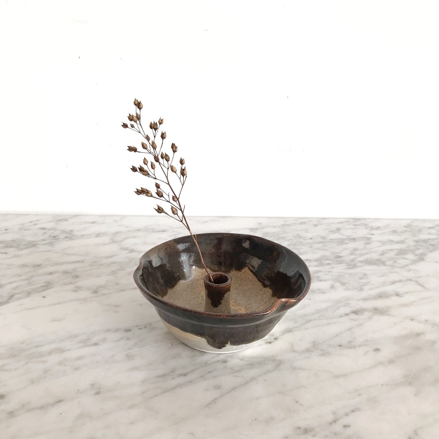 Handcrafted Pottery Bud Vase Bowl