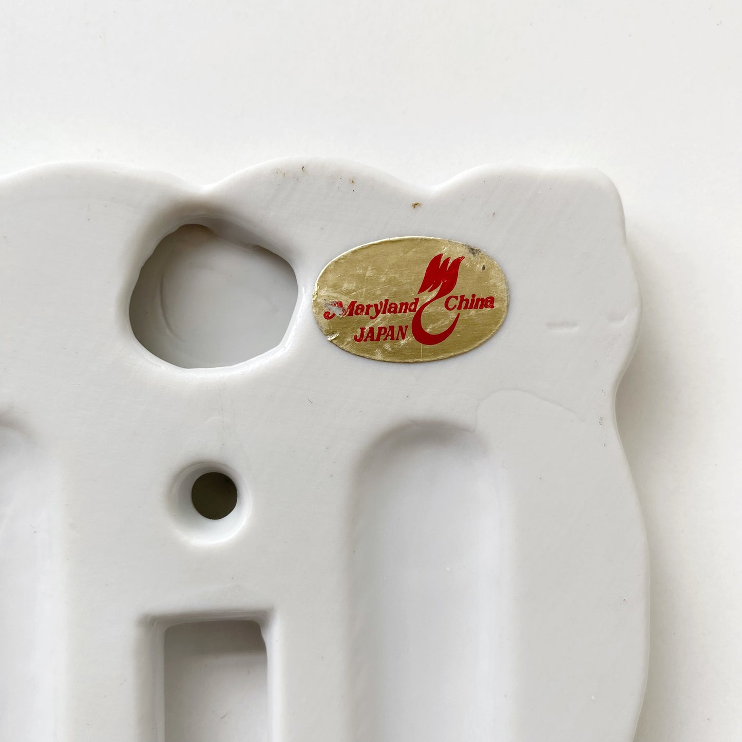 Vintage Porcelain Switch-plate