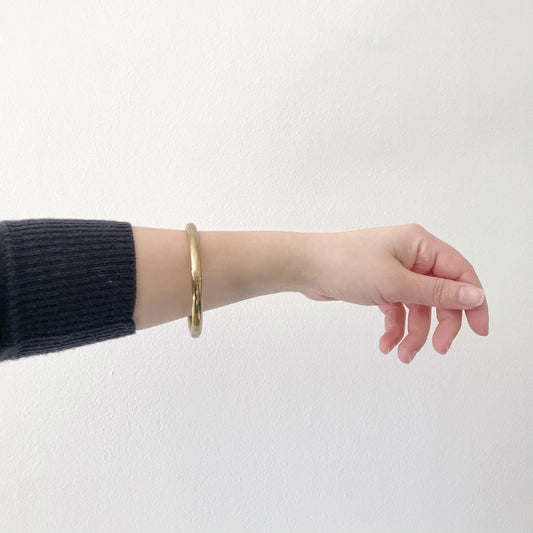 Vintage Minimal Brass Bangle