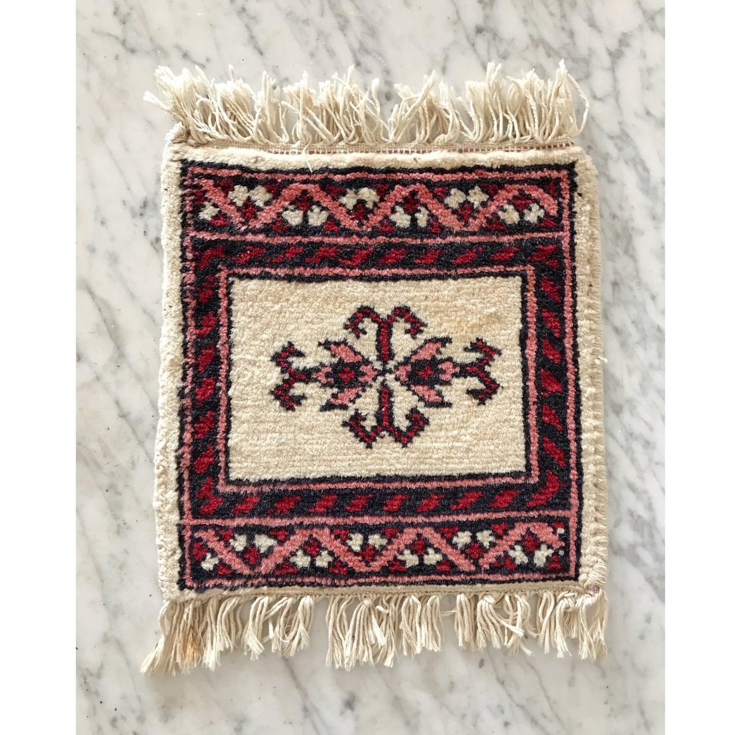 Vintage Wool Rug Sample, “MAE”
