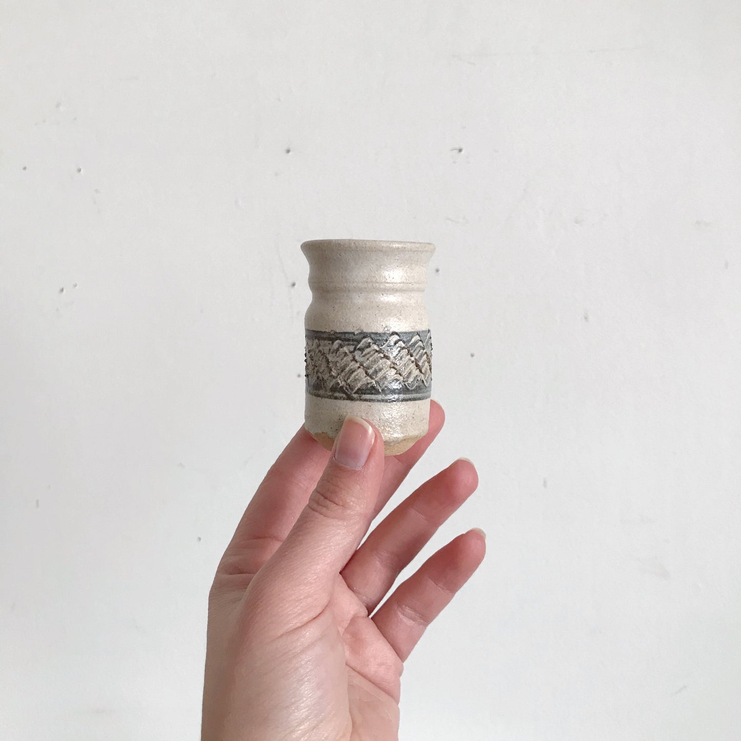 Tiny Vintage Pottery Vase