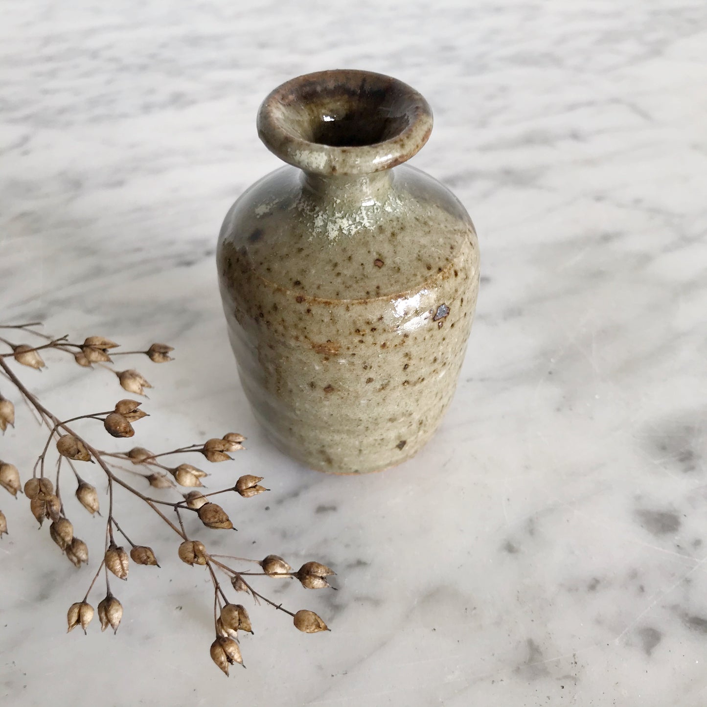 Tiny Pottery Vase, 3”