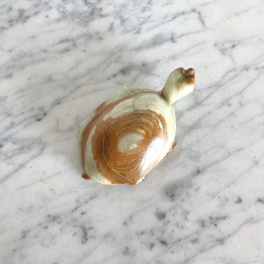 Vintage Carved Stone Turtle