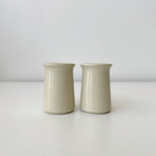 Vintage Ceramic Salt + Pepper Shaker Set