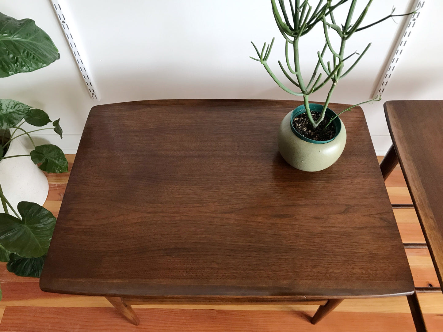 PAIR of Vintage Walnut End Tables, Leo Jiranek for Bassett