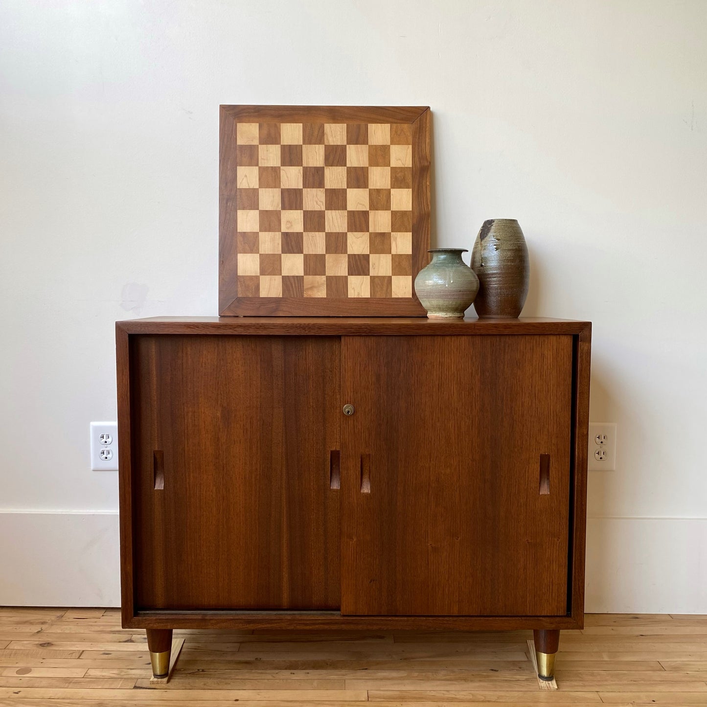 Vintage Wooden Chess Board (19.5” x 19.5”)