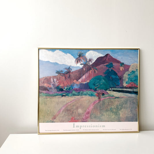 Framed Impressionism Exhibition Poster