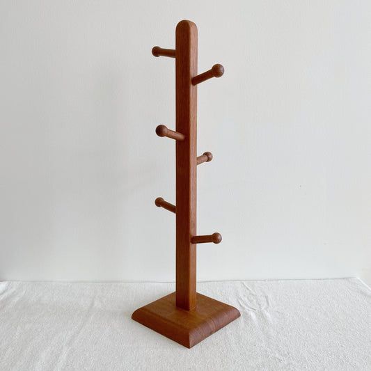 Vintage Teak Organizer / Mug Holder