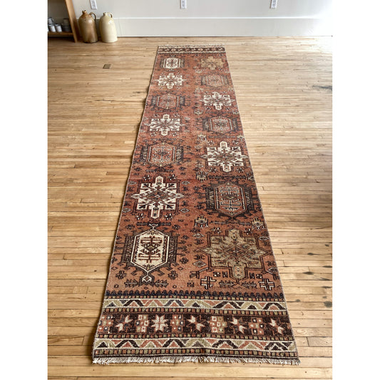 Vintage Runner Rug, Reversible (2.11 x 12.7)