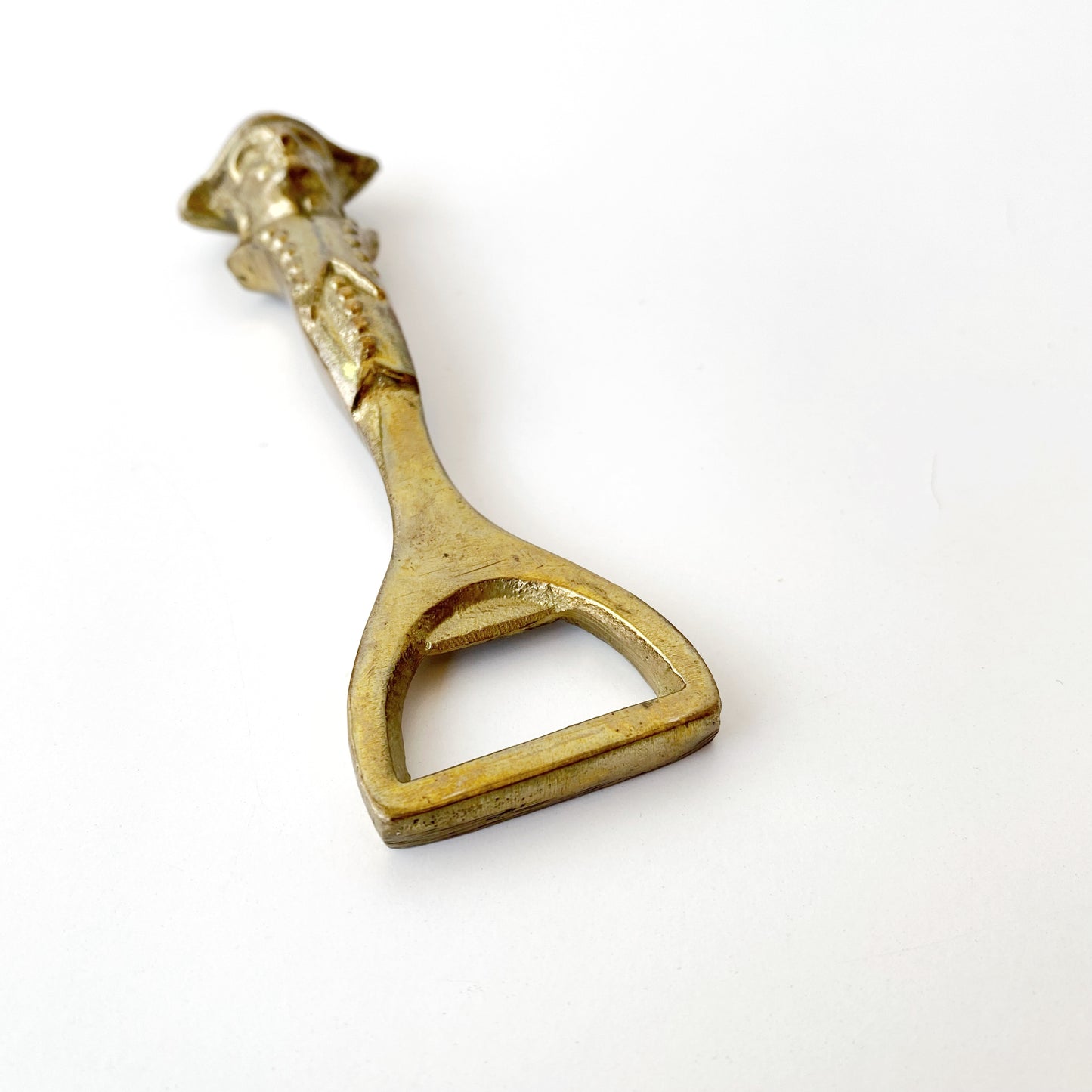 Vintage Solid Brass Soldier Bottle Opener