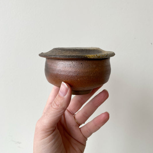 Vintage Lidded Stoneware Container