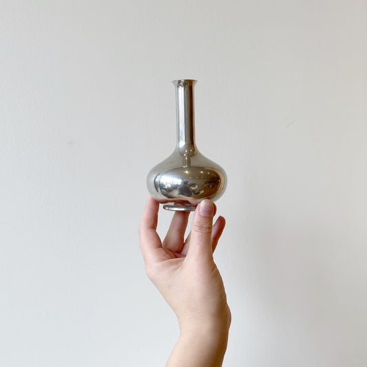 Vintage Pewter Bud Vase, Holland
