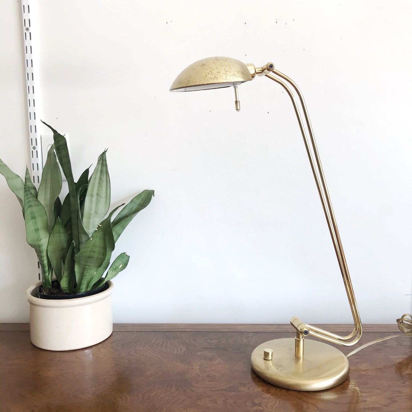 70's Vintage Gold Desk Lamp