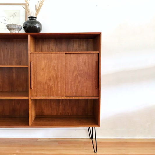 Large Mid-Century Danish Modern Shelving Unit