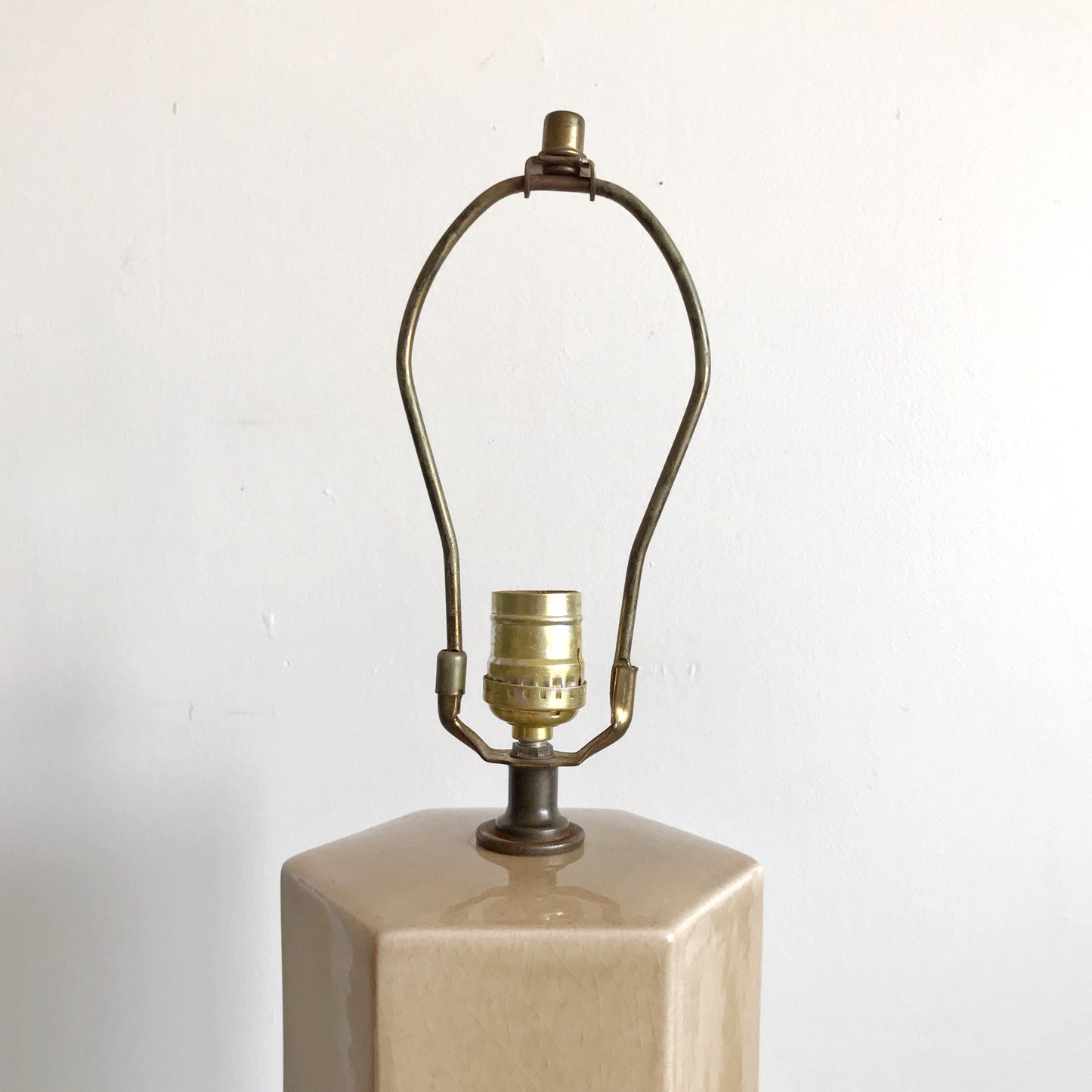 Vintage Hexagon Ceramic Lamp Base