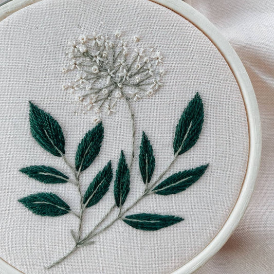 Elderflower : Mini Embroidery Kit