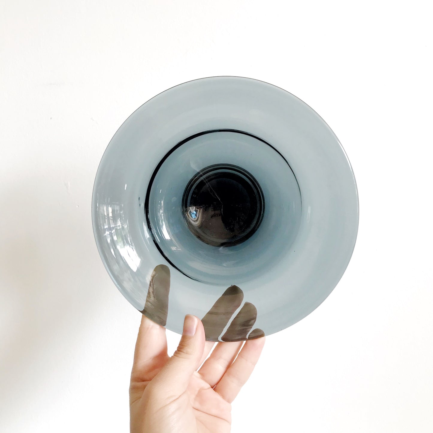 Modern Blue Glass Bowl